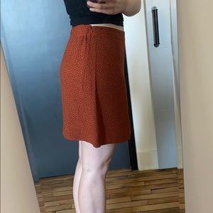 LIKE NEW! orange/black skirt